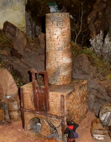 reproduction d'un ancien four à ocre comme il en existait à Roussillon ou dans le Colorado Provençal